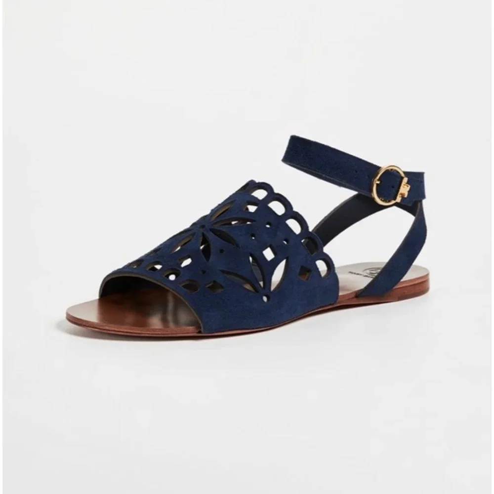 NWOT Tory Burch May Flat Sandals size 9.5